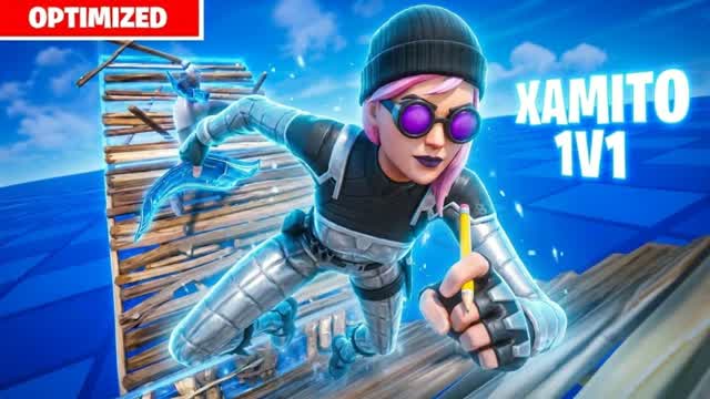 XAMITO 1V1 BUILD FIGHTS (200 PUMPS) — Fortnite Creative map cover art