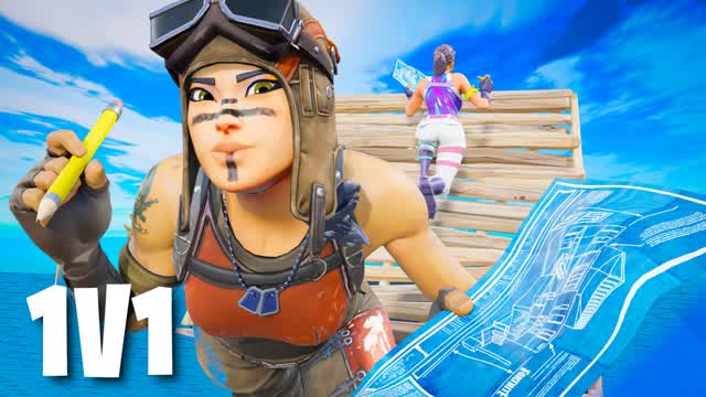 WARM UP 1v1🎯 — Fortnite Creative map cover art