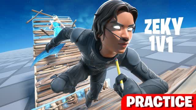 Zeky 1v1 Build Fight (200 PUMPS) — Fortnite Creative map cover art