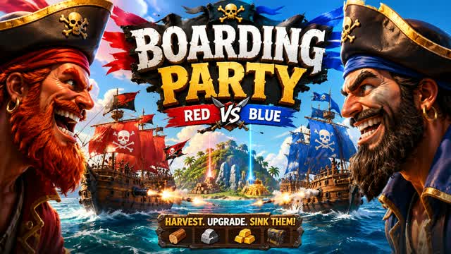 Boarding Party — Fortnite Creative map cover art