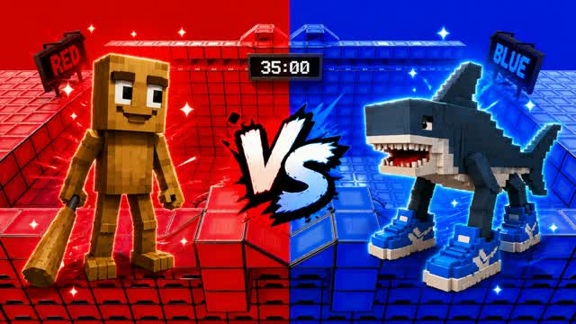BRAINROT RED VS BLUE — Fortnite Creative map