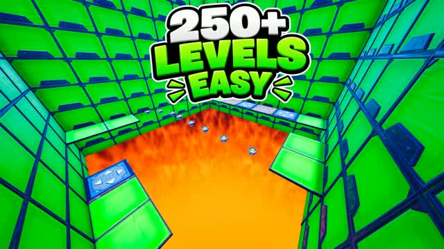 EASY PARKOUR ⭐ 5242 DEATHRUN 250+ LEVELS — Fortnite Creative map