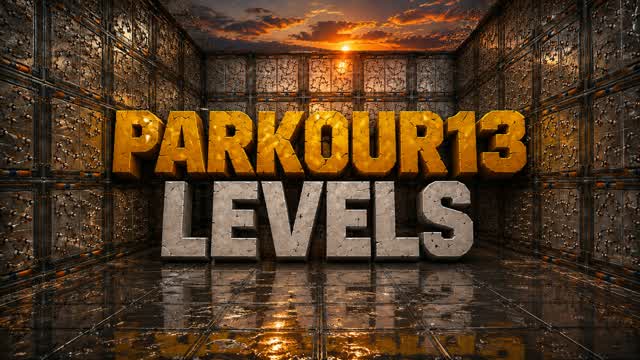 HARD PARKOUR 13 LEVELS — Fortnite Creative map cover art