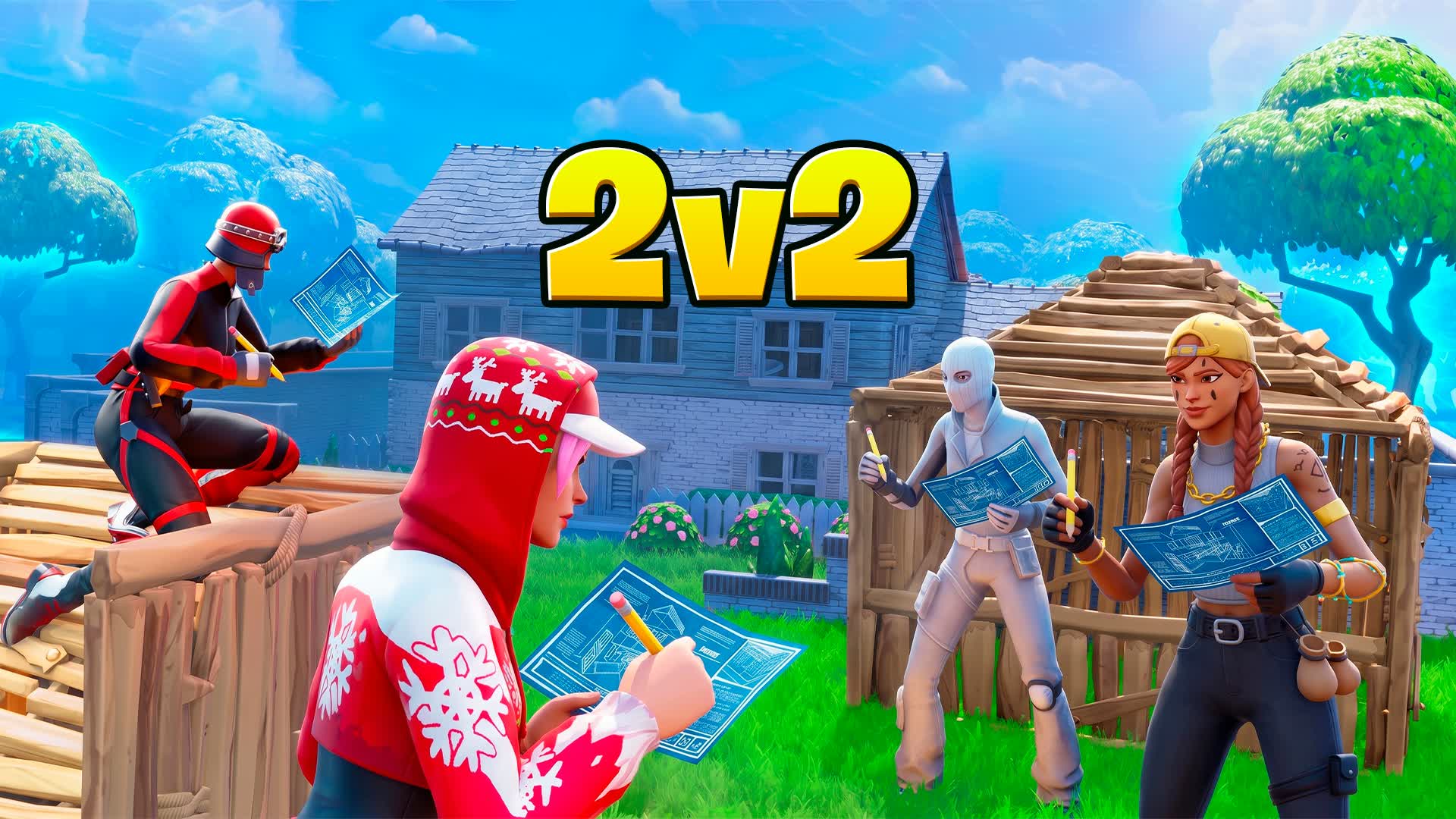 2v2 BUILD PAQUAT — Fortnite Creative map