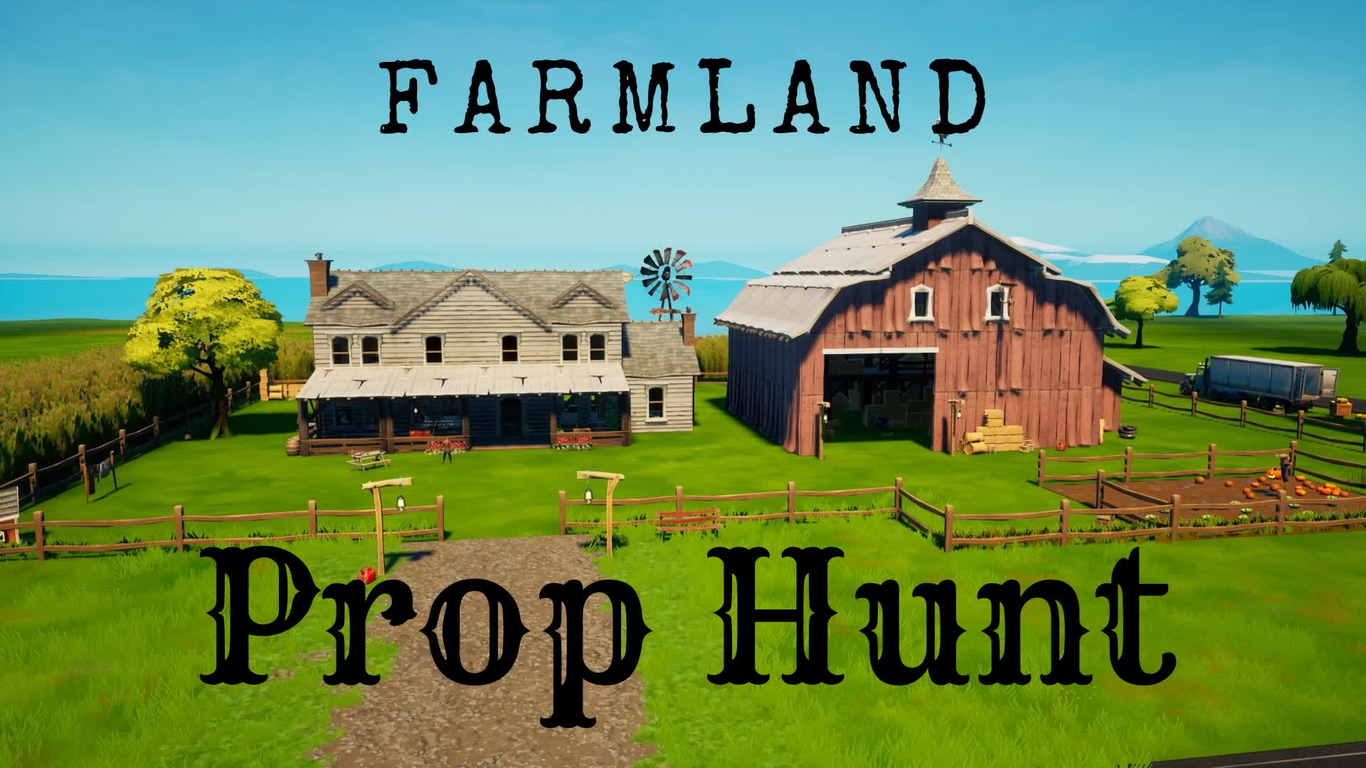 Farmland Prop Hunt — Fortnite Creative map