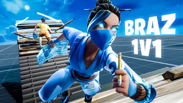 BRAZ 1V1 BUILD FIGHTS (200 PUMPS) — Fortnite Creative map cover art