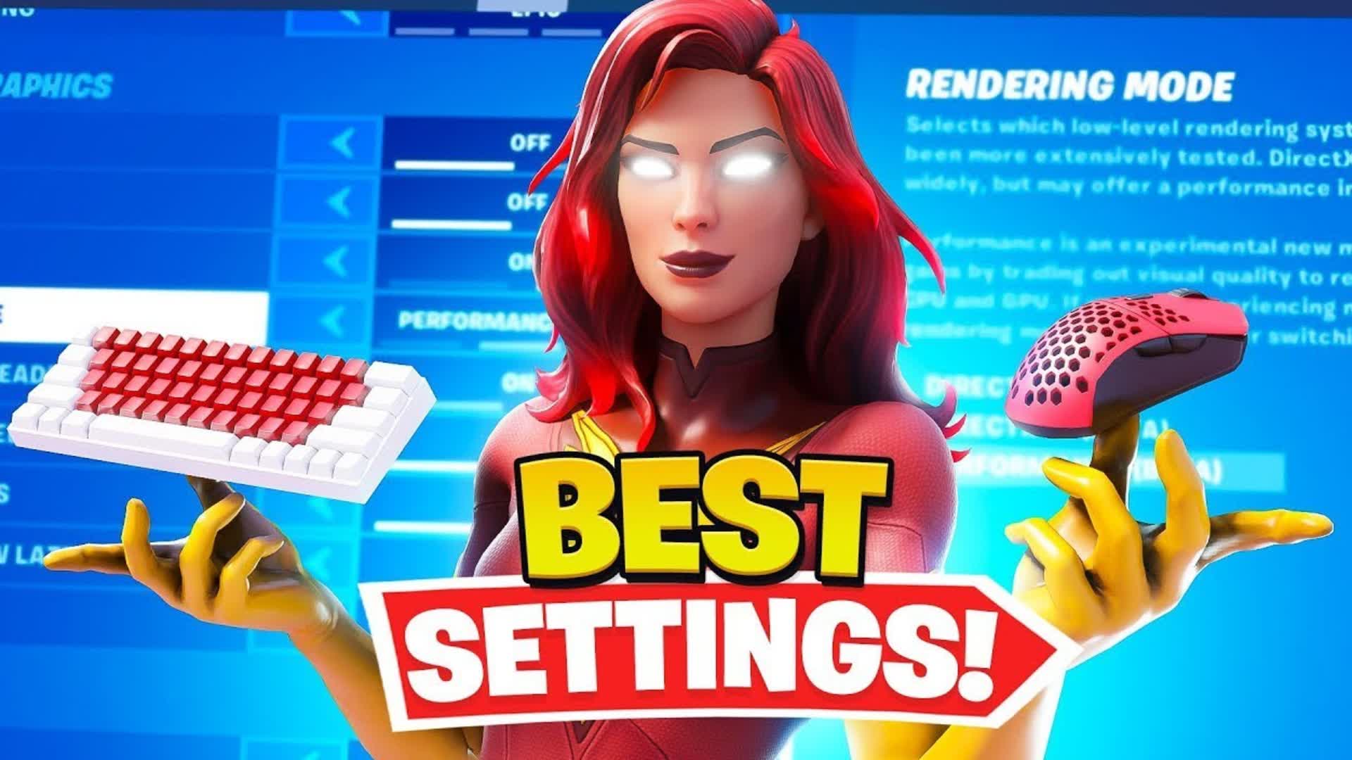 BEST KEYBOARD SETTINGS 1V1 — Fortnite Creative map
