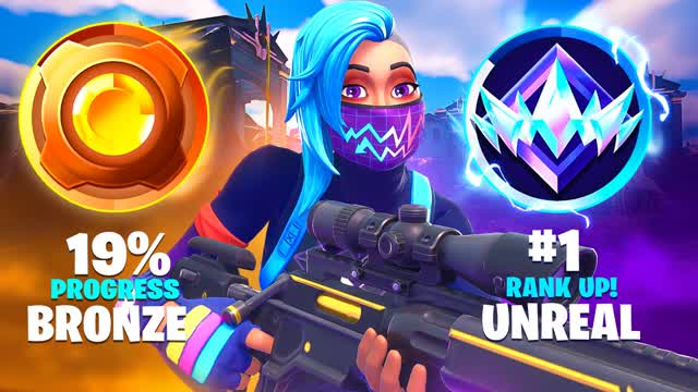 RANKED ONE SHOT🎯 — Fortnite Creative map cover art