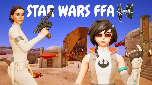 Star Wars FFA ⭐ BOTS — Fortnite Creative map cover art