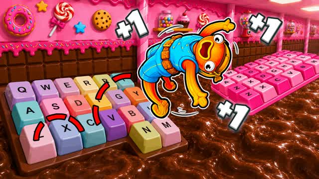 +1 Double Jump Keyboard Parkour — Fortnite Creative map
