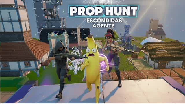 PROP HUNT- ESCONDIDAS AGENTE — Fortnite Creative map cover art