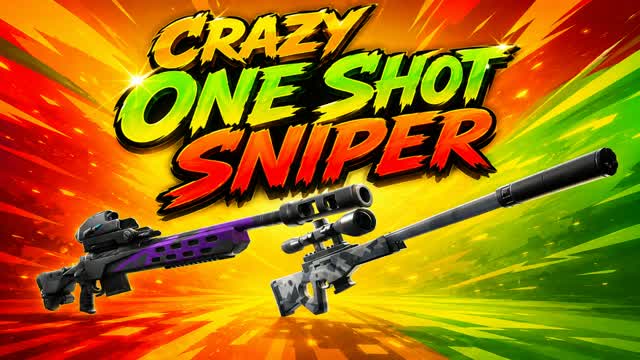 Crazy One Shot Sniper — Fortnite Creative map cover art