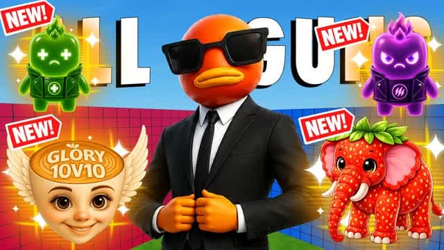 Glory Red Vs Blue - All Guns — Fortnite Creative map