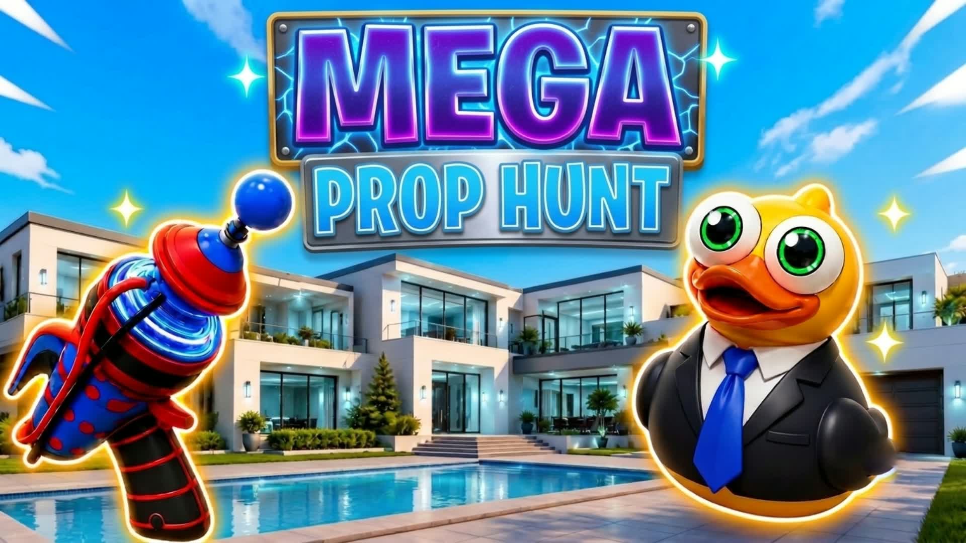 SUPER MEGA PROP HUNT-道具躲猫猫 — Fortnite Creative map