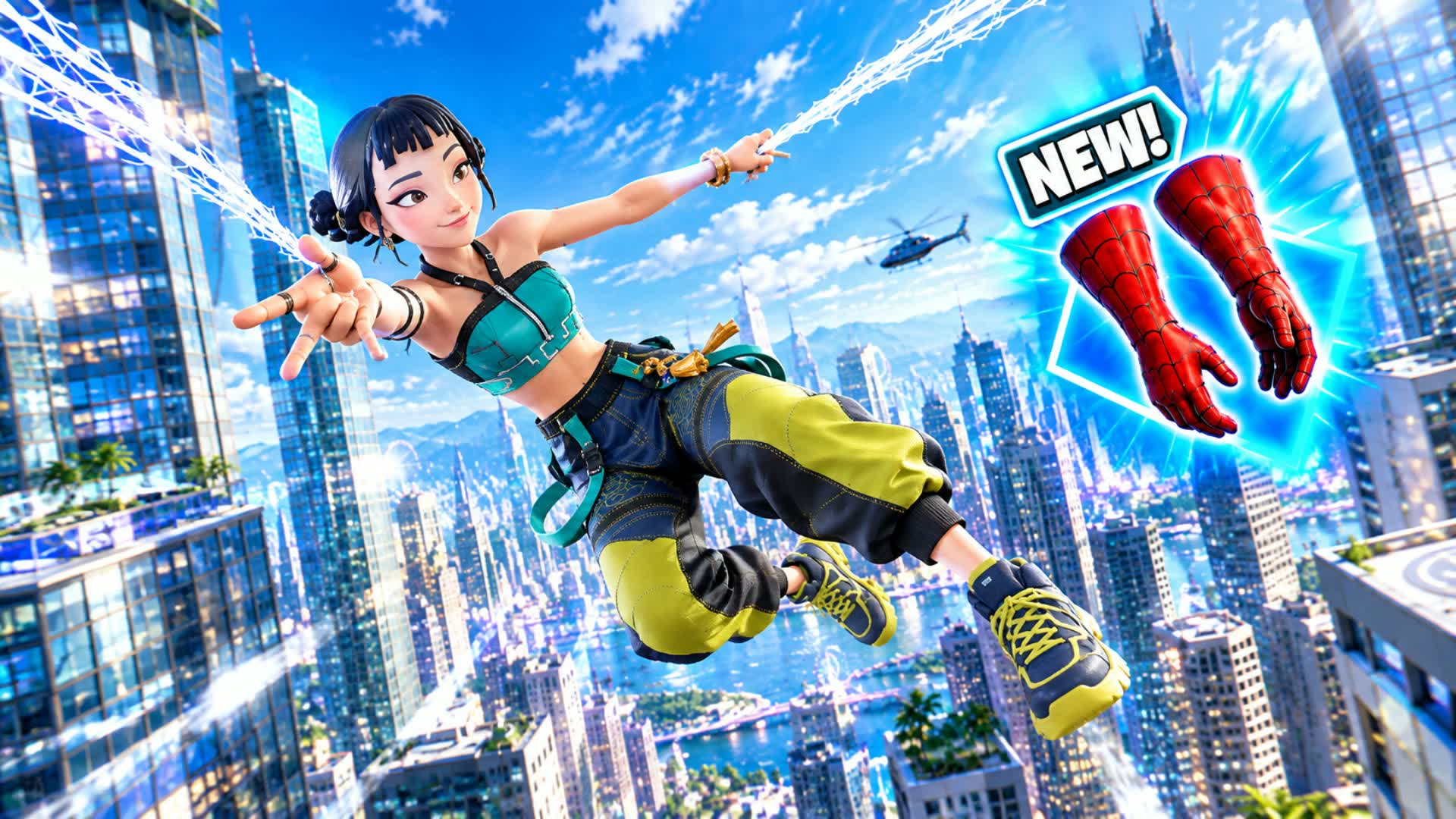 🎯SPIDER CITY NEW!!!😎 — Fortnite Creative map