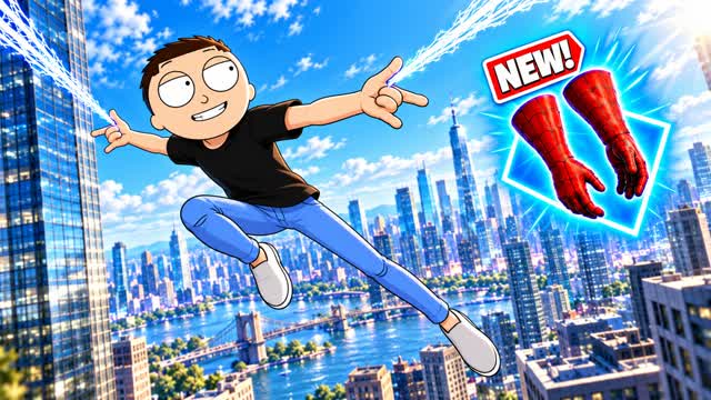 🎯GUN GAME COOL SPIDER MAN😎 — Fortnite Creative map