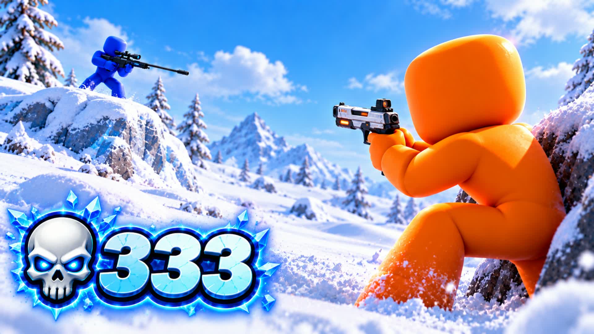 ❄️ SNOW GUN GAME 🔫 — Fortnite Creative map