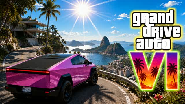GDA VI 6 CARS MIAMI KICK — Fortnite Creative map cover art