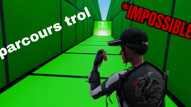 le parcours impossible trol — Fortnite Creative map