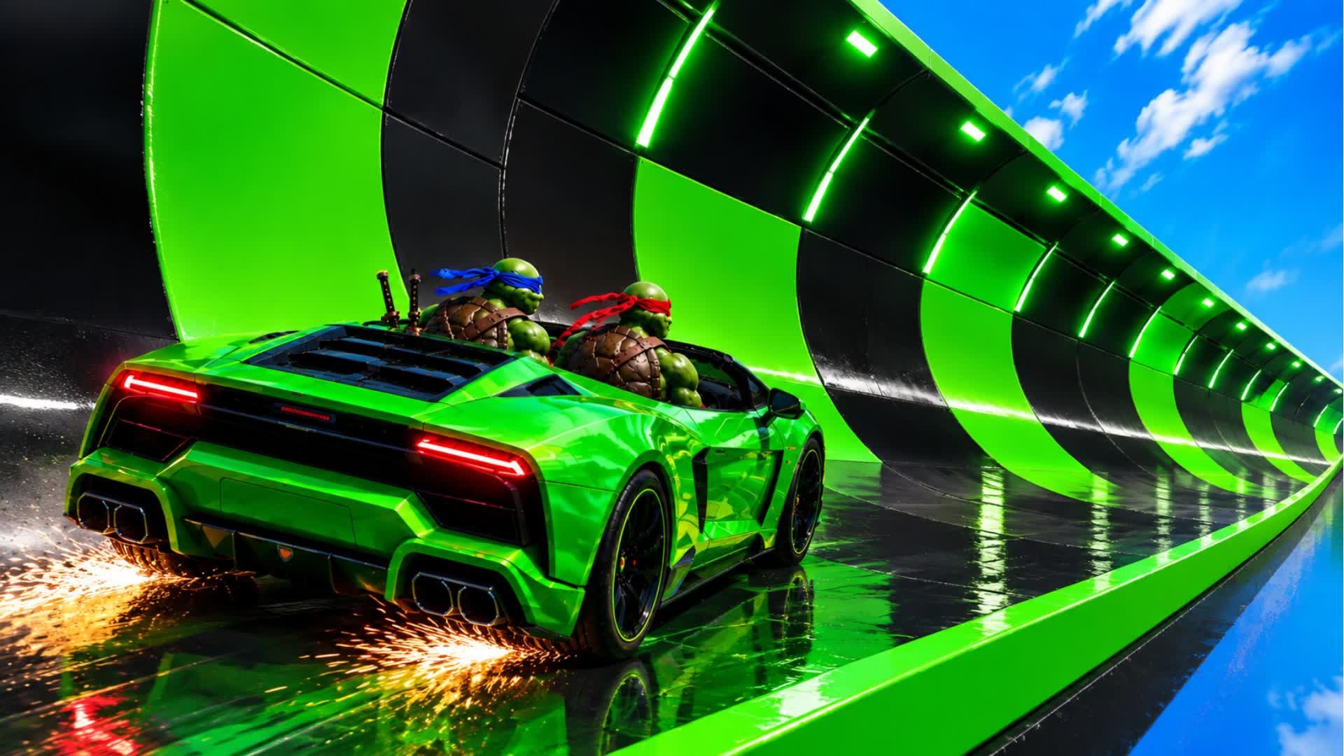 🏎️ EXTREME RAMP - CAR GAME — Fortnite Creative map