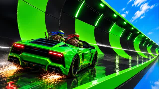🏎️ EXTREME RAMP - CAR GAME — Fortnite Creative map cover art
