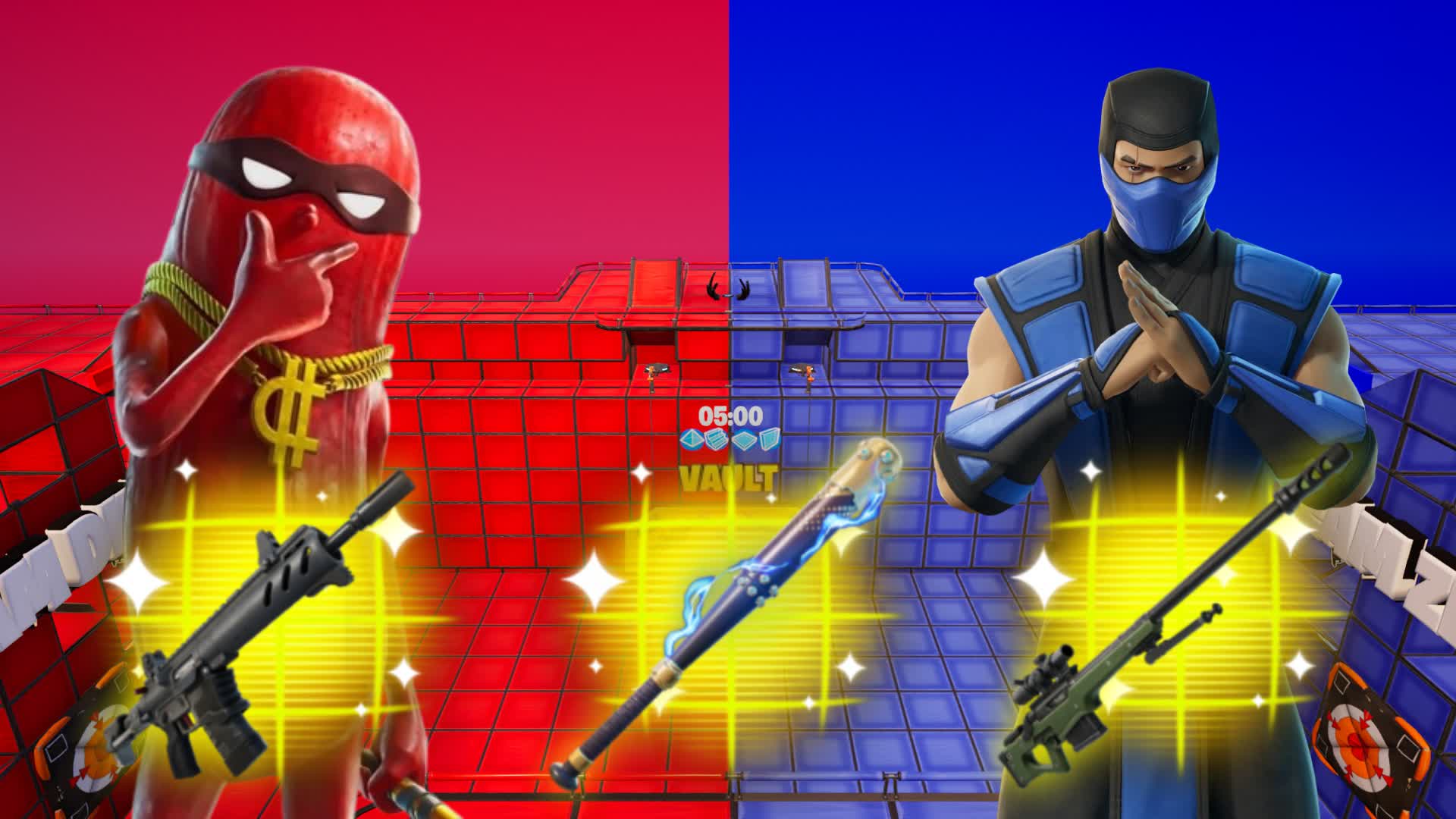 ULTRA RED VS BLUE TDM 🔴🔵 RANKED — Fortnite Creative map