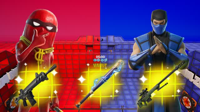 ULTRA RED VS BLUE TDM 🔴🔵 RANKED — Fortnite Creative map cover art