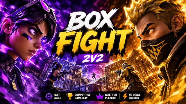 Classic 2v2 box fight! — Fortnite Creative map