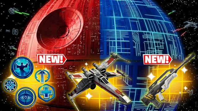 STARWARS RED VS BLUE🔴🔵 100+ WEAPONS🔫 — Fortnite Creative map cover art