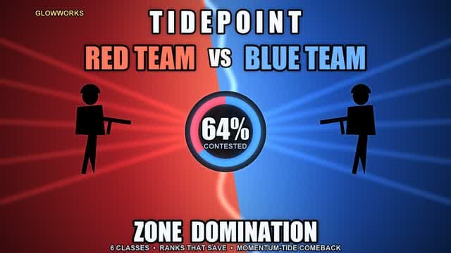 TIDEPOINT: Red Team vs Blue Team — Fortnite Creative map cover art