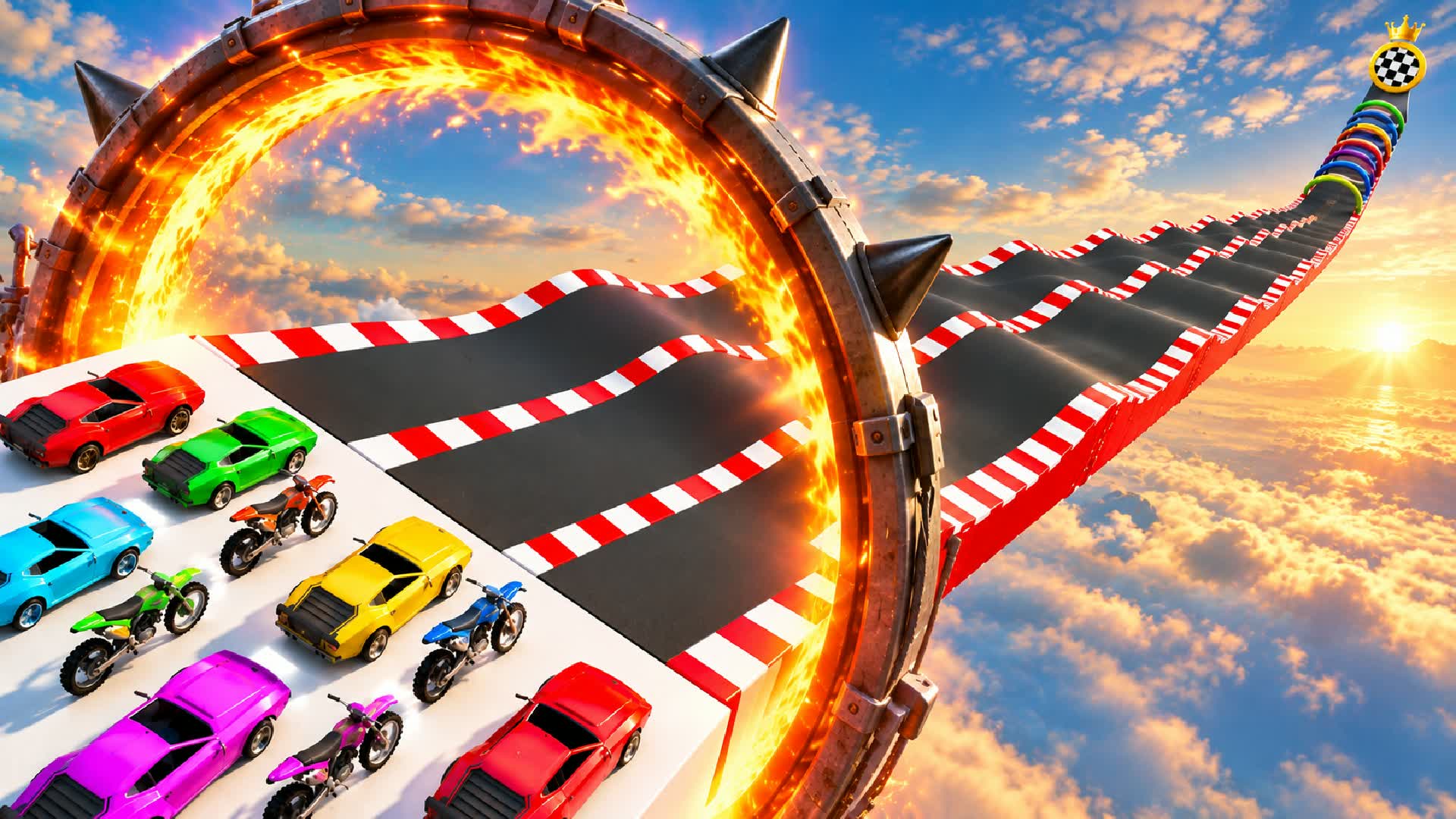 CRAZY SUPER CAR DRIVE TYCOON RAMP💥🚗 — Fortnite Creative map