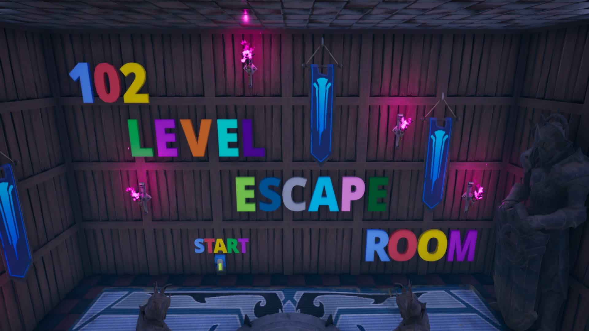 escape room — Fortnite Creative map