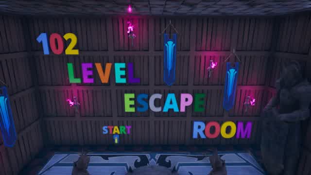 escape room — Fortnite Creative map cover art