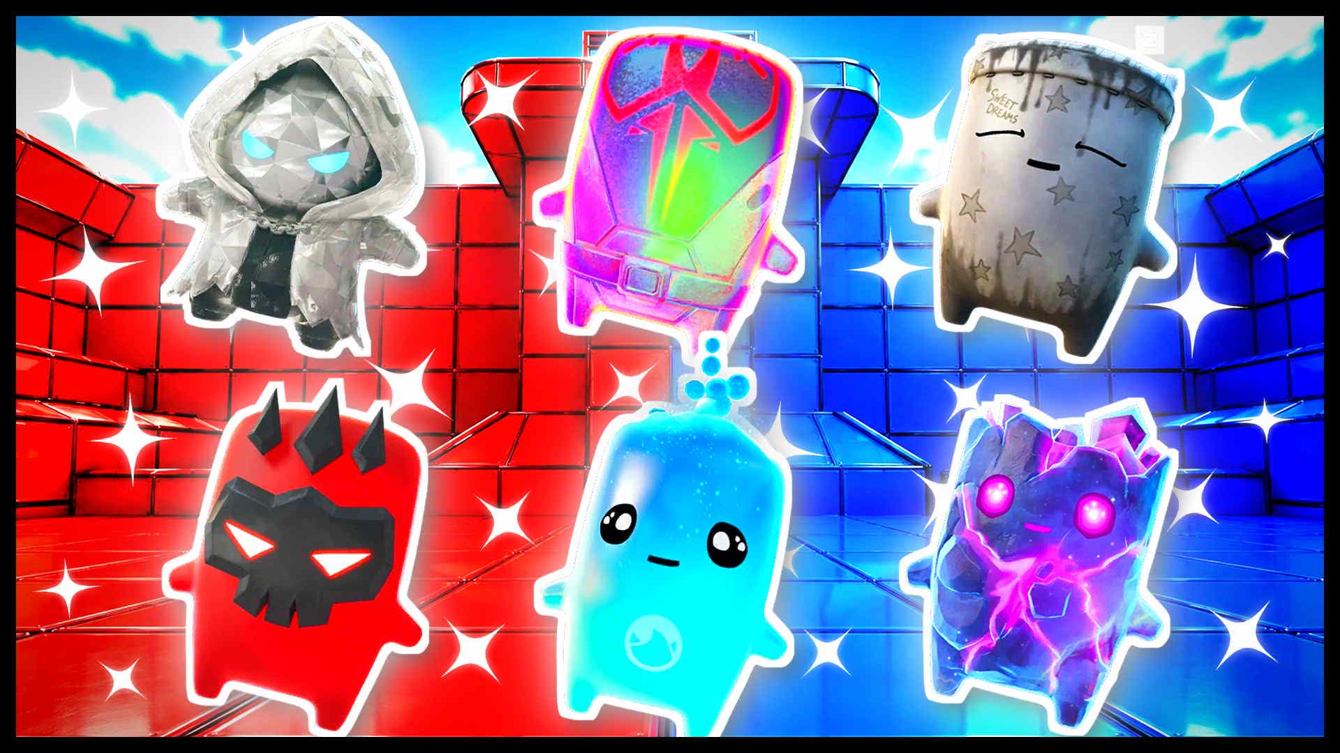 RED VS BLUE TEMPEST TRACE 🔴🔵 — Fortnite Creative map