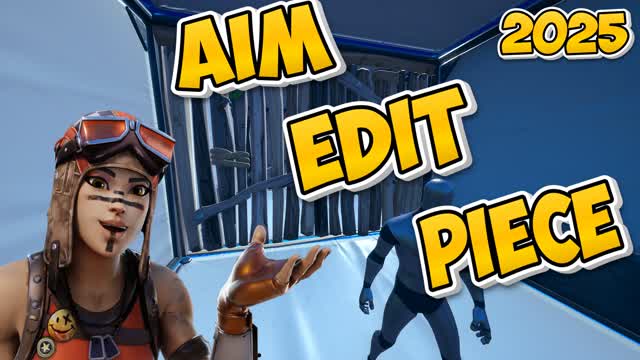 🎯 2025 AIM, EDIT, PIECE CONTROL WARM UP — Fortnite Creative map cover art