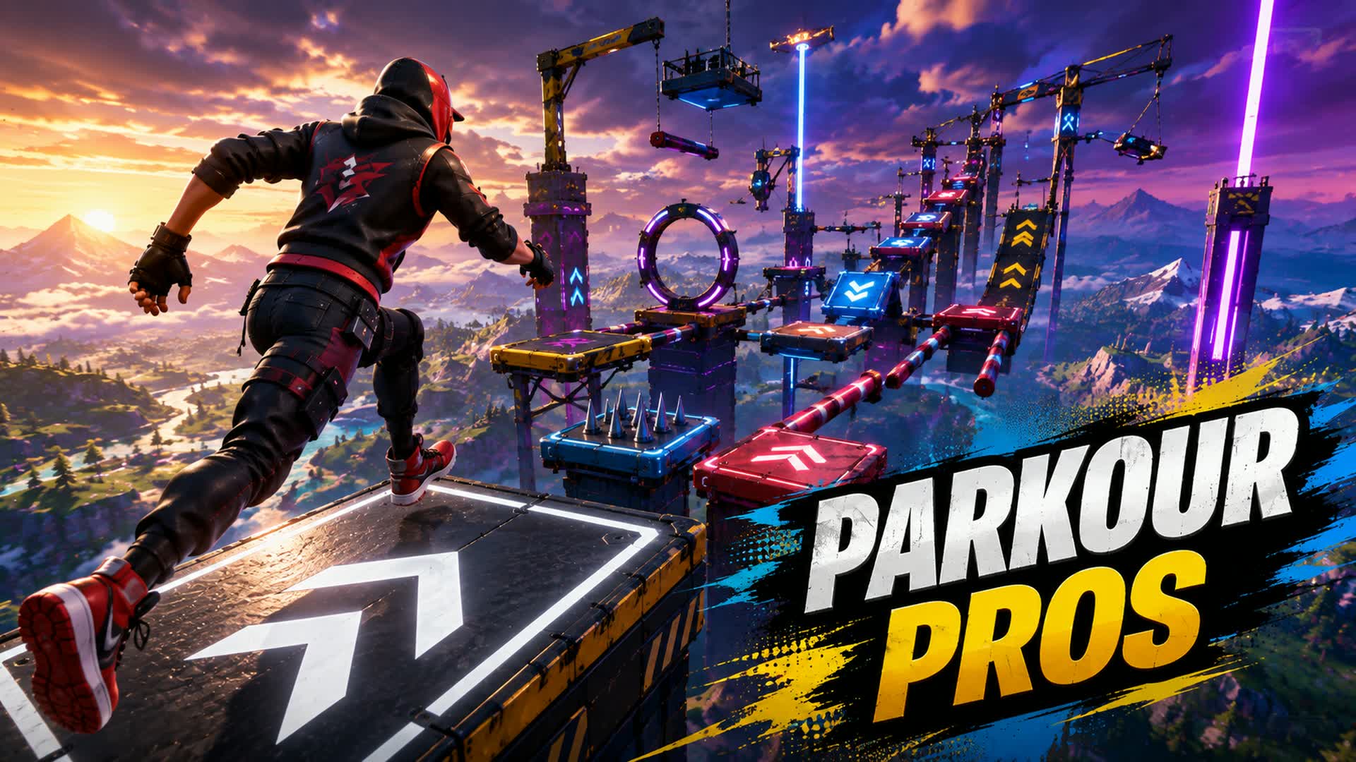 Parkour Rush — Fortnite Creative map