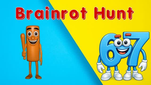 BRAINROT HUNT {200 Brainrots} — Fortnite Creative map cover art