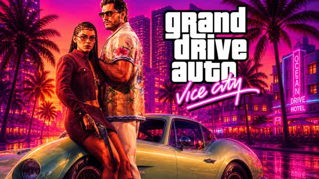 🚗 Grand Theft Vice City Drive 🚗 — Fortnite Creative map