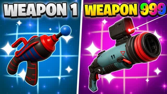 SPACE GUN GAME — Fortnite Creative map cover art