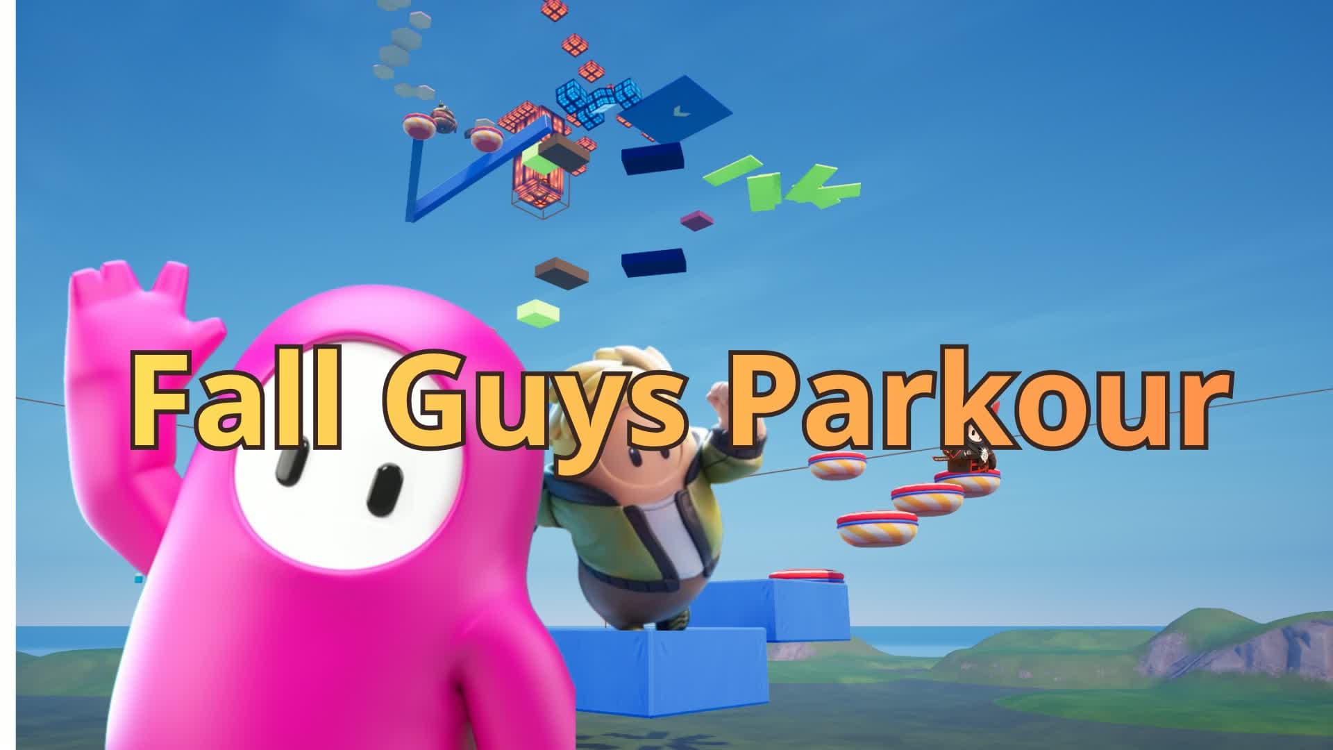 Fall Guys Parkour — Fortnite Creative map