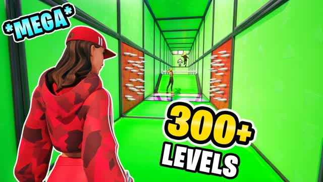 MEGA MIX PARKOUR 300+⭐️ — Fortnite Creative map cover art
