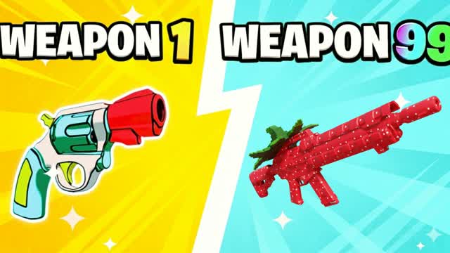 GUN GAME CITY FUTURE ALL GUNS — Fortnite Creative map