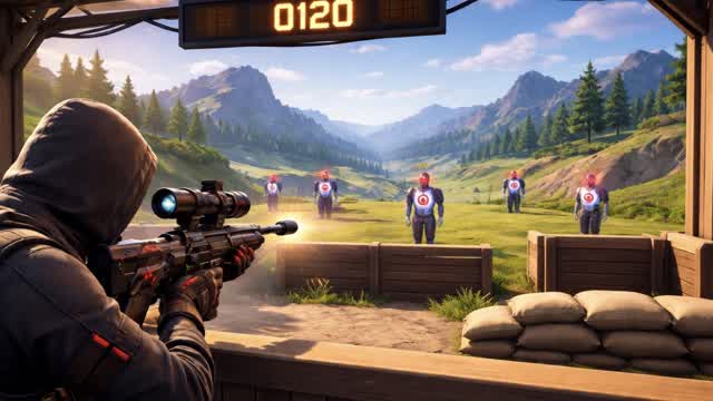 CHAMP DE TIR SNIPER🏹 — Fortnite Creative map cover art