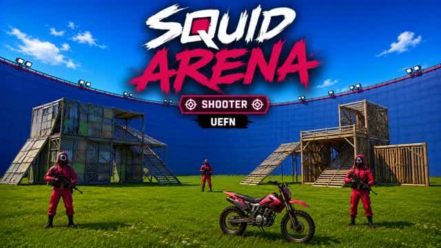 SQUID ARENA SHOOTER 🎯 — Fortnite Creative map cover art