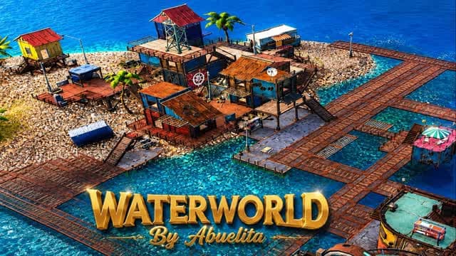Waterworld by Abuelita — Fortnite Creative map cover art