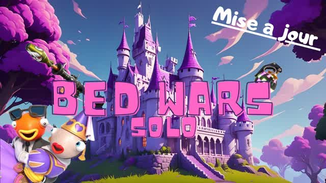 Bed wars solo — Fortnite Creative map cover art