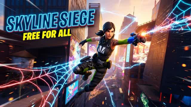 SKYLINE SIEGE — City FFA — Fortnite Creative map