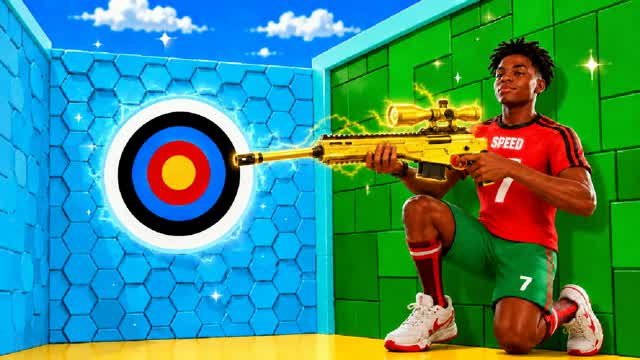 SPEED TRICKSHOT PARKOUR LEON 73+ — Fortnite Creative map cover art