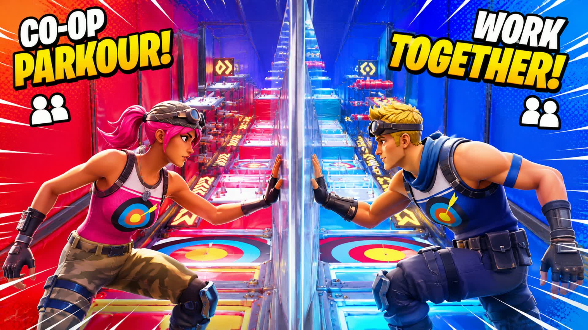 co op parkour — Fortnite Creative map