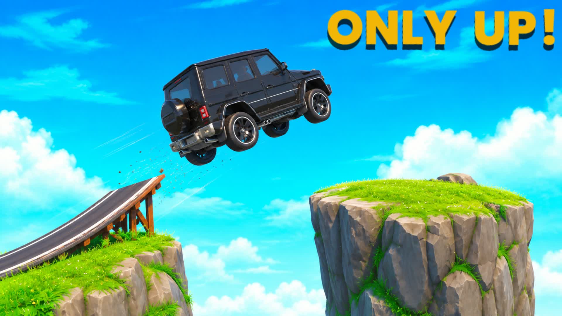 ONLY UP CAR FORTNITE 🚗 — Fortnite Creative map